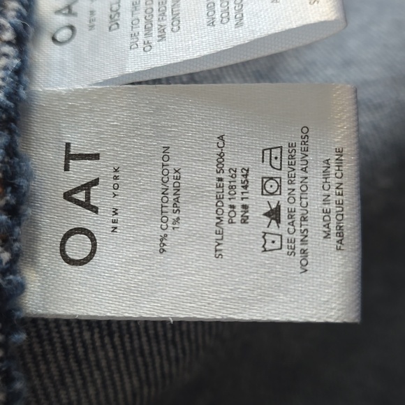 Oat New York Denim Dress Size 12 - Picture 9 of 11